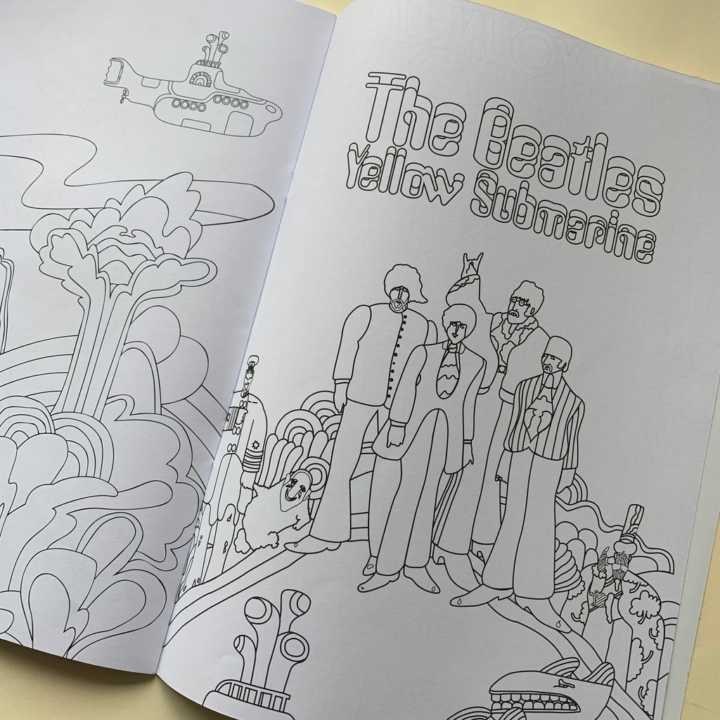 Yellow submarine colouring book â anorak magazine