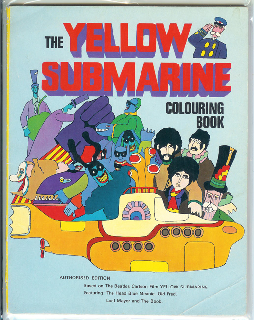 Beatles yellow submarine coloring book colouring book