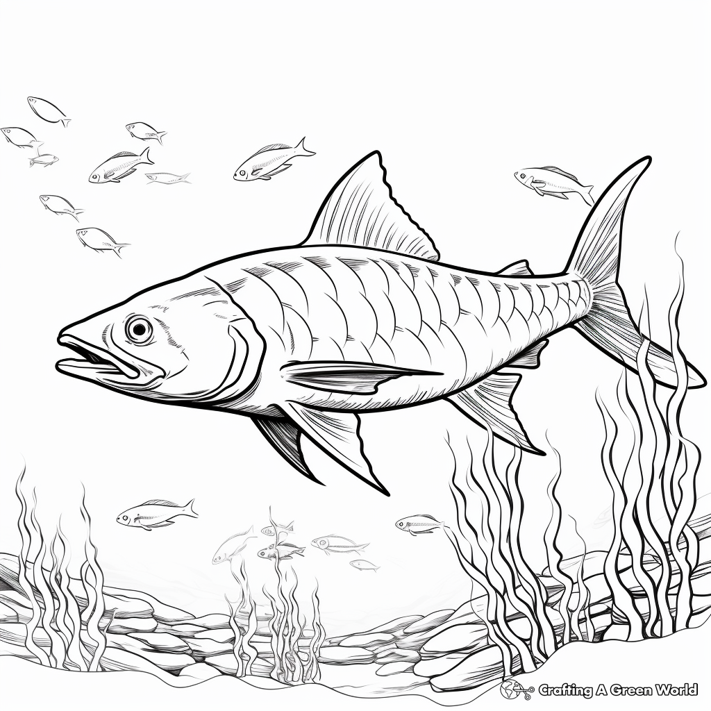 Barracuda coloring pages