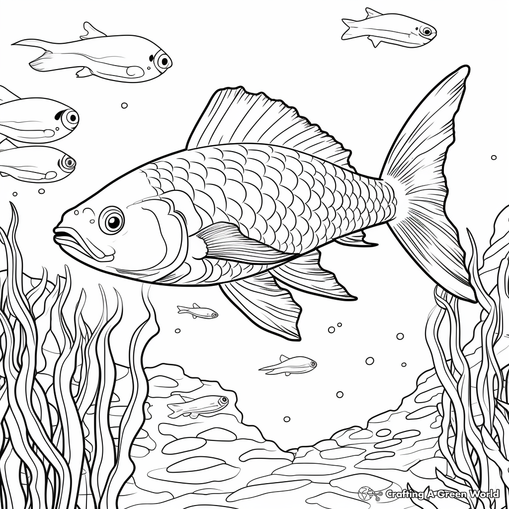 Barracuda coloring pages