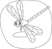 Dragonfly coloring pages free coloring pages