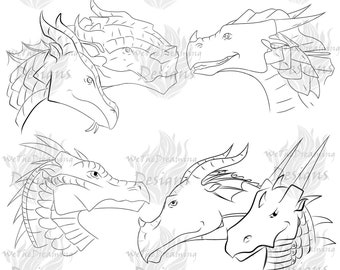 Wings of fire dragonets of destiny printable coloring page seawing sandwing mudwing rainwing nightwing download now