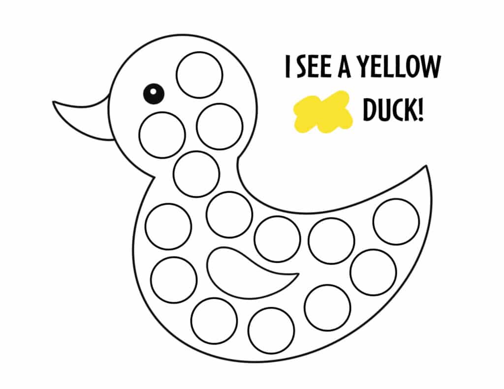 Yellow color activities and worksheets for preschool â the hollydog blog