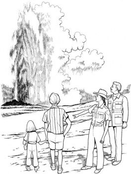 Geyser coloring pages