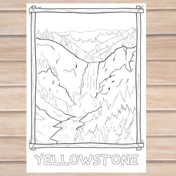 Yellowstone coloring page archives