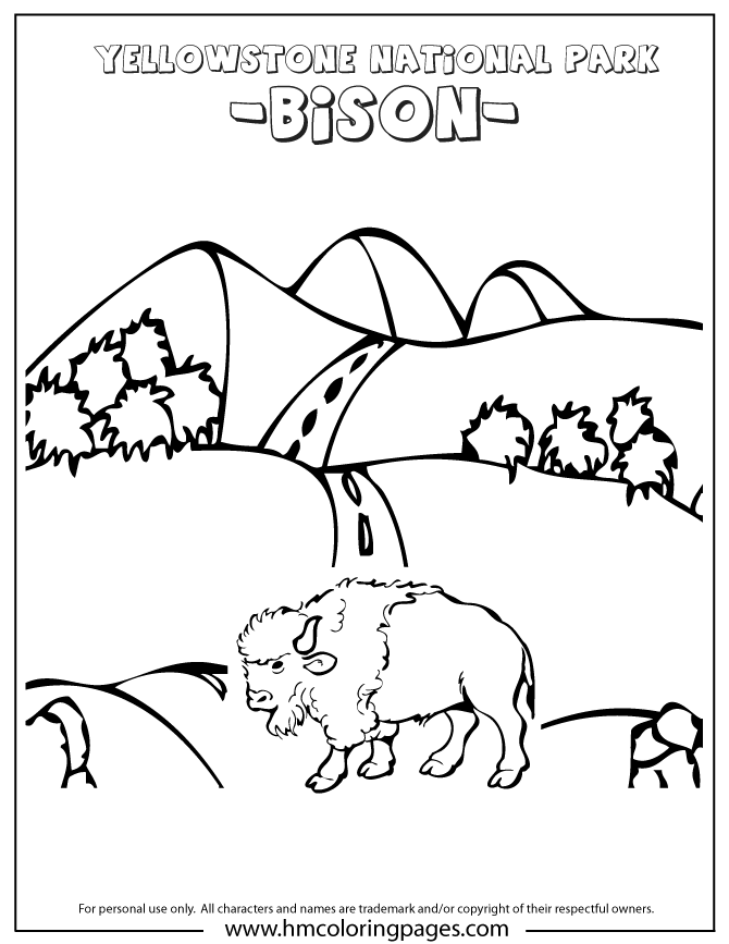Yellowstone national park coloring pages yellowstone park coloring pages yellowstone