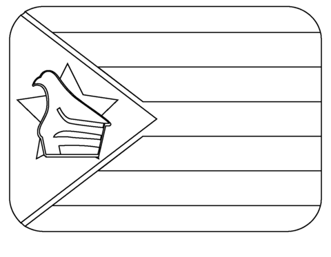 Flag of zimbabwe emoji coloring page free printable coloring pages