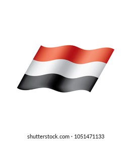 Flag yemen vector emoji stock vector royalty free