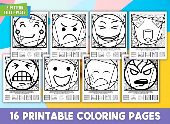 Emoji coloring pages fun back to school or anytime activity printable emoji game for kids