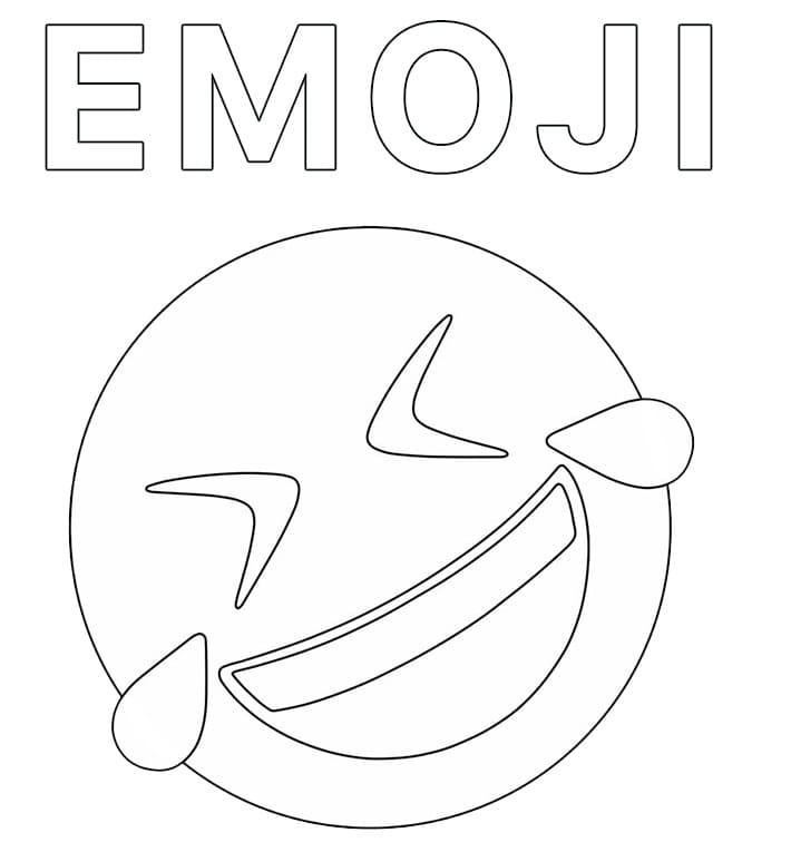 Emoji coloring pages