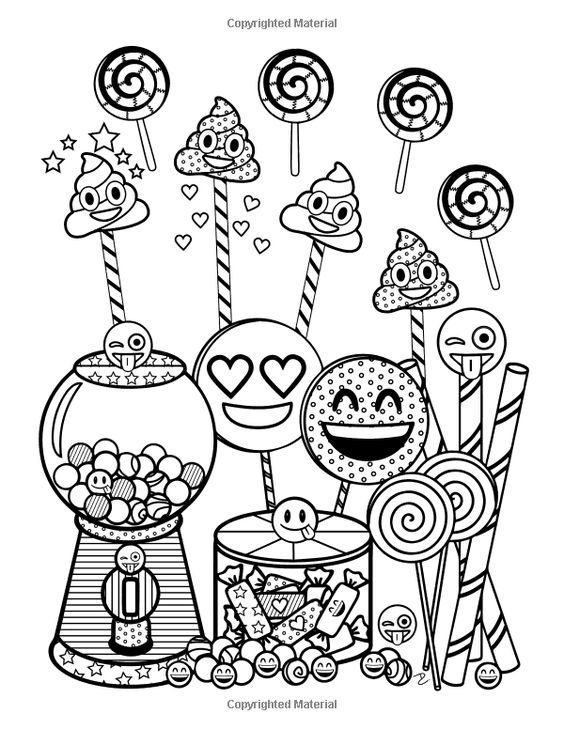 Pin by shauna heide on j emoji party emoji coloring pages candy coloring pages cute coloring pages