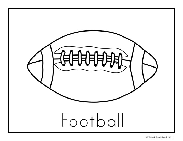 Football coloring pages