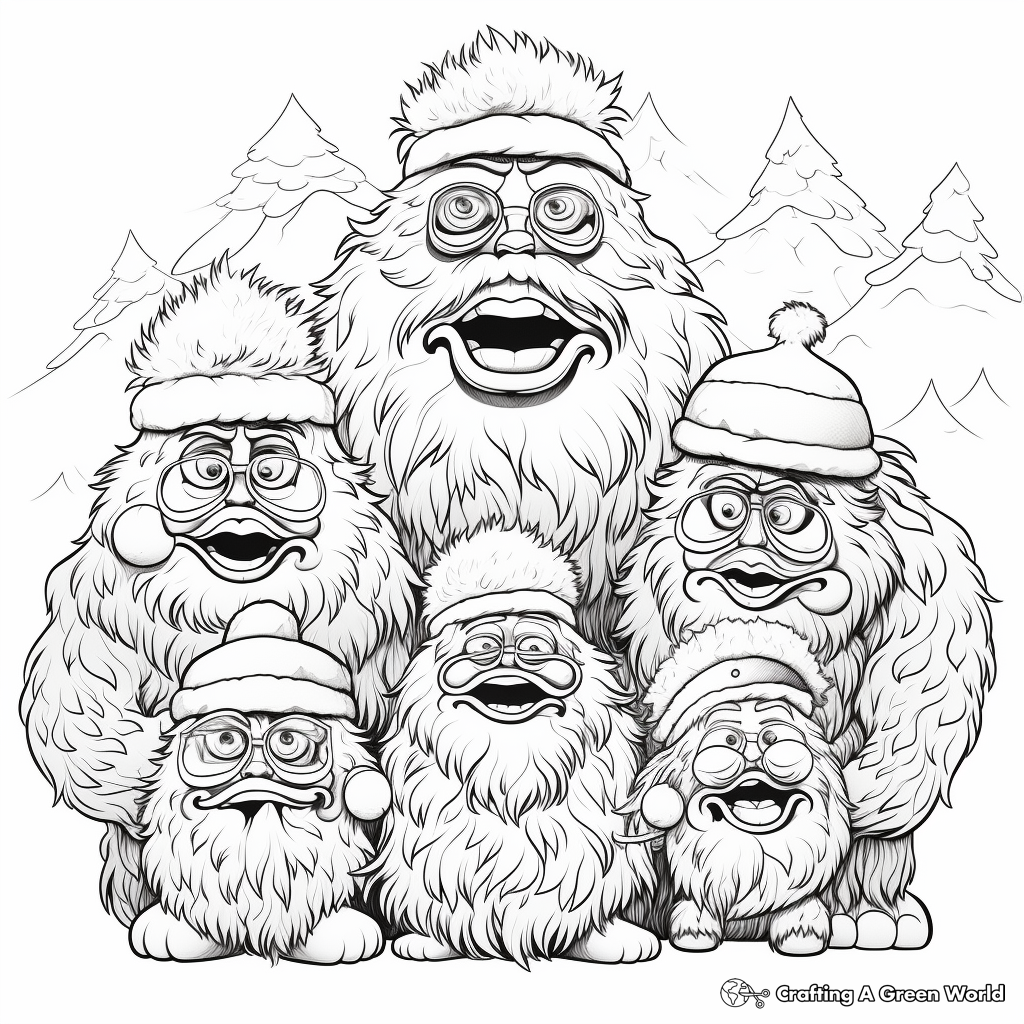 Yeti coloring pages