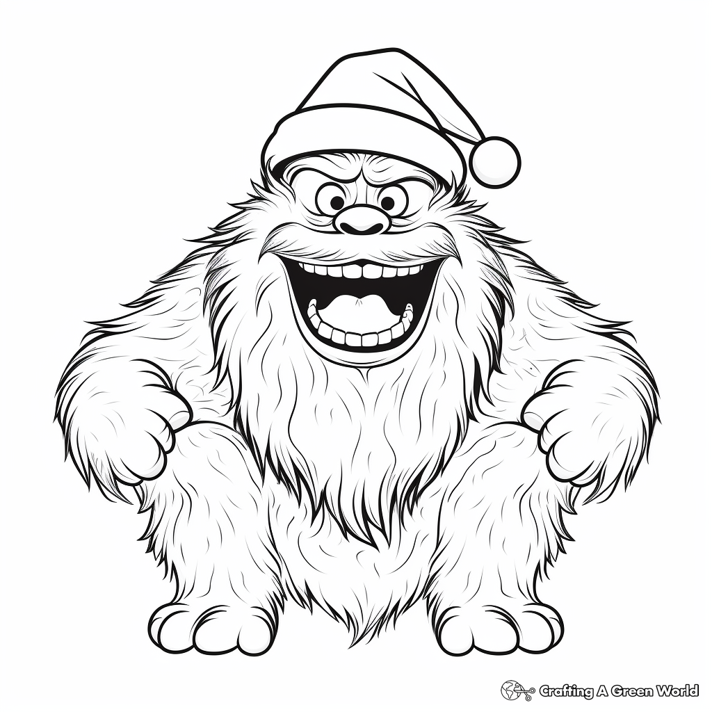 Yeti coloring pages