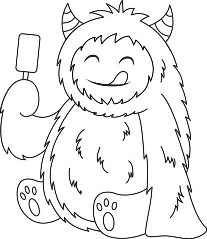 Yeti printable template free printable papercraft templates