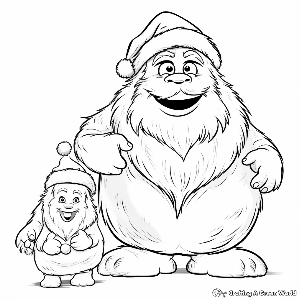 Yeti coloring pages