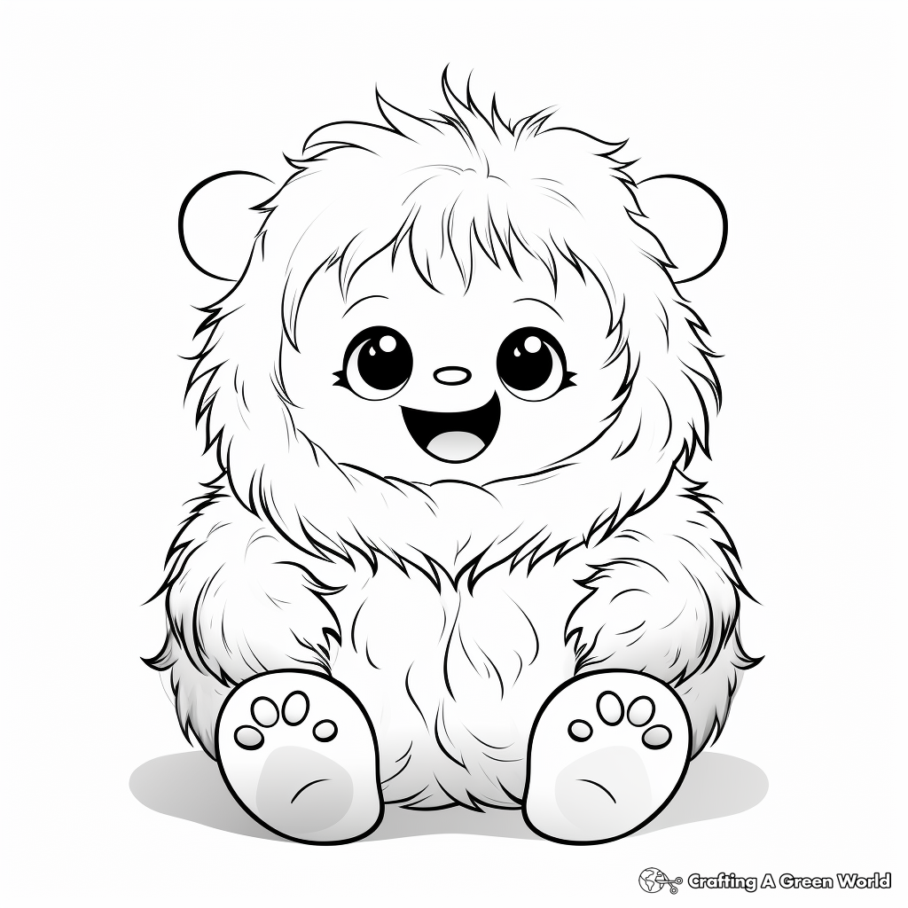 Yeti coloring pages