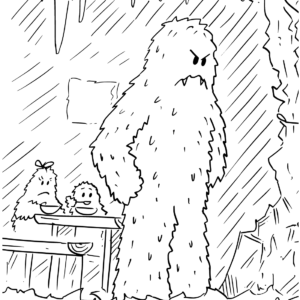 Yeti coloring pages printable for free download