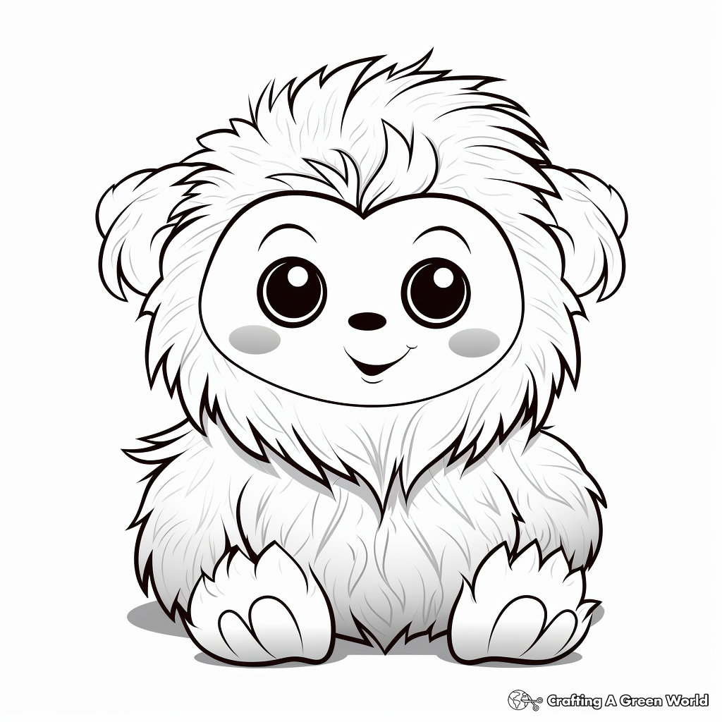 Yeti coloring pages