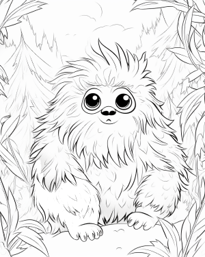 Yeti pages bring the abominable snowman to life with fun and creative printables