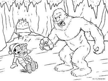 Yeti coloring tpt