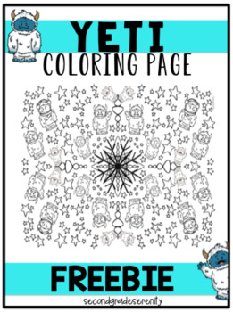 Yeti coloring tpt