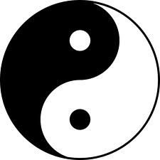 Yin and yang emoji