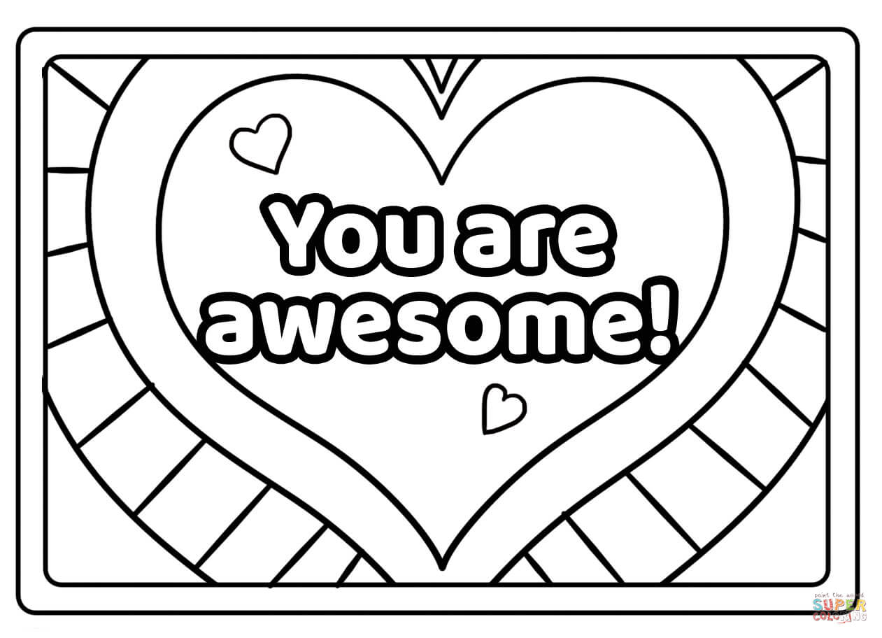 You are awesome