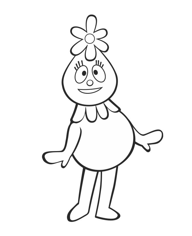 Pin by yo gabba gabba on foofa yo gabba gabba kids printable coloring pages cool coloring pages