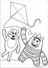 Yo gabba gabba coloring pages