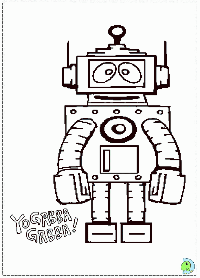 Yo gabba gabba coloring pages