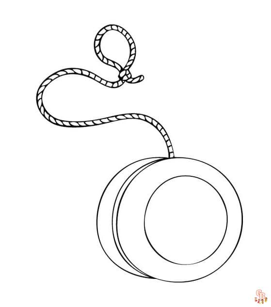 Printable yoyo coloring pages free for kids and adults