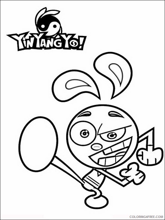 Yin yang yo coloring pages printable