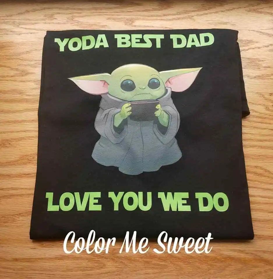 Yoda best dad fathers day gift for dad men star wars mandalorian