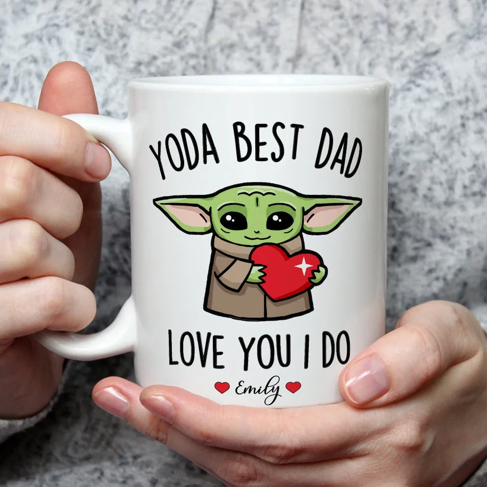 Best dad ever fathers day gift yoda best dad mug best dad ever yoda dad gifts