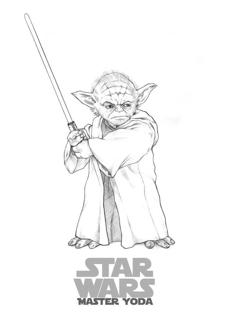 Master yoda coloring pages star wars drawings star wars coloring book star wars yoda