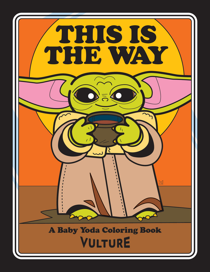 Download this free baby yoda coloring book right now