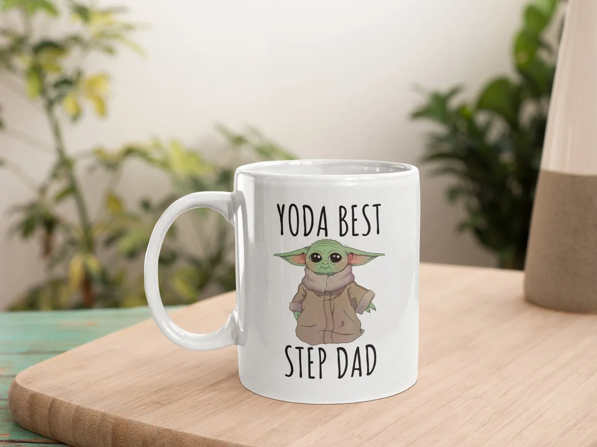 Yoda best step dad baby yoda mug step dad mug step dad fathers day gift step dad