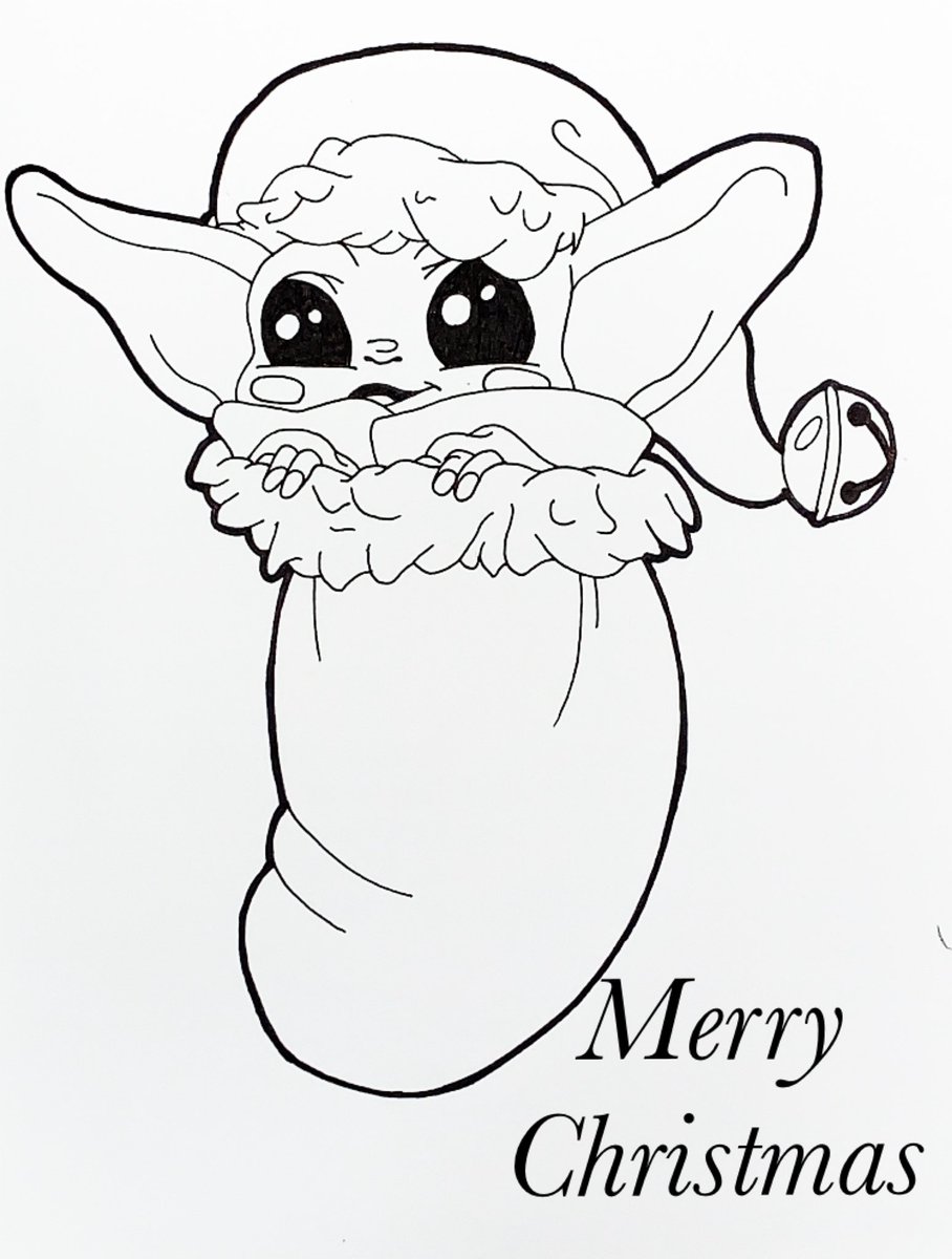 Awkwardartist on x made my kiddos a babyyoda coloring page now to print out about of these httpstcoonmgiphp x