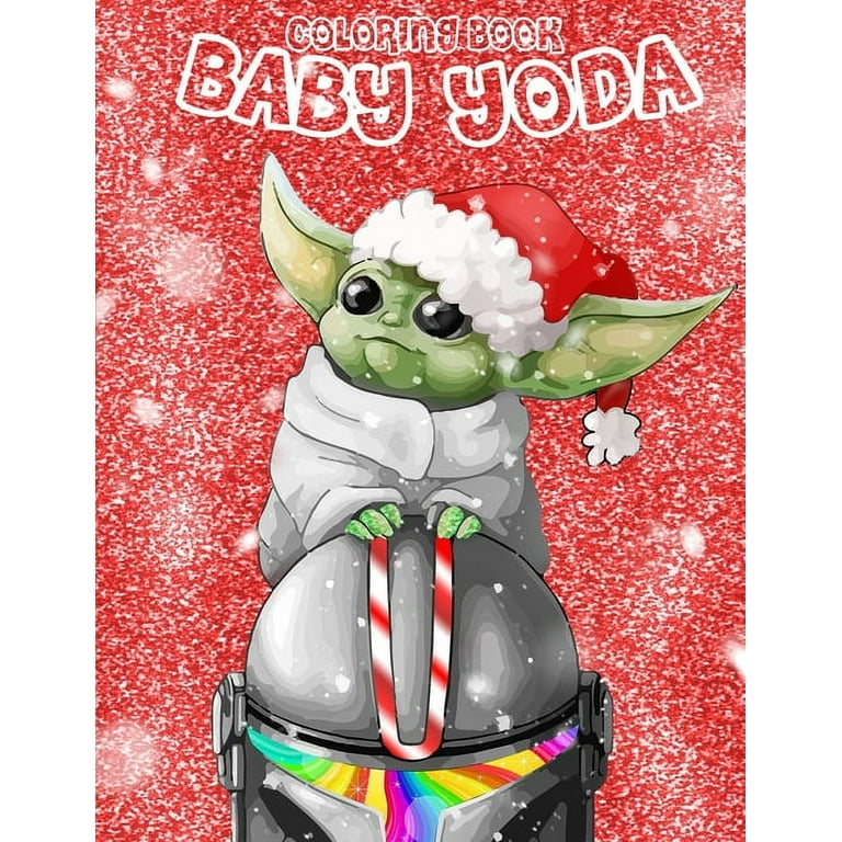 Baby yoda coloring book christmas gift for kids and adults