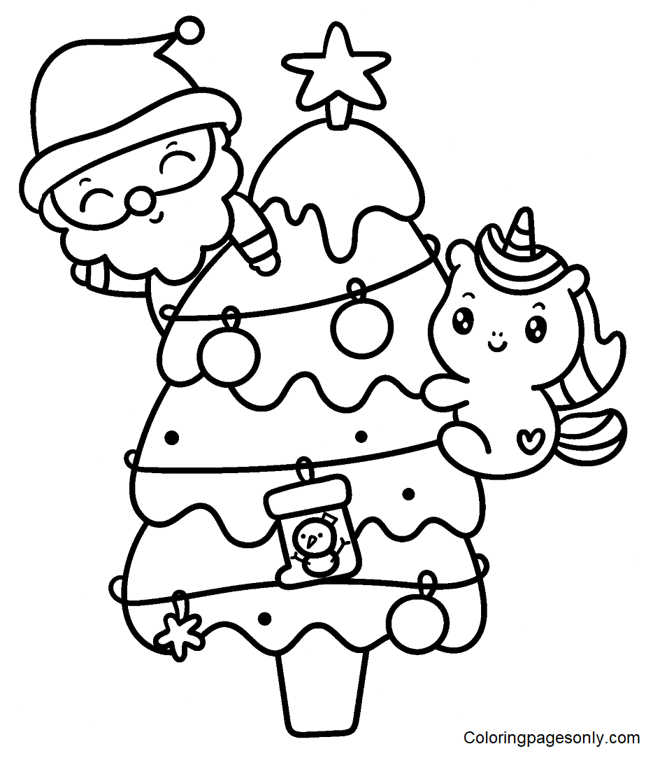 Cute christmas coloring pages printable for free download