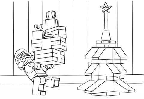 Lego star wars clone christmas coloring page free printable coloring pages