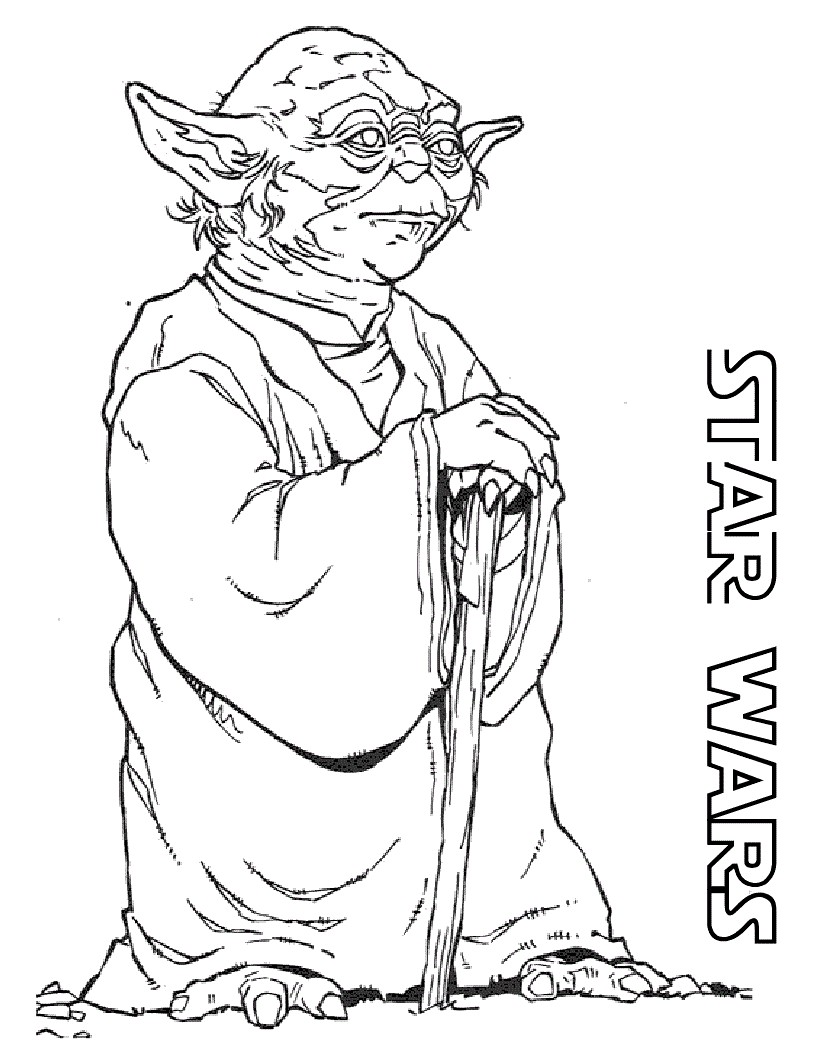 Yoda coloring pages