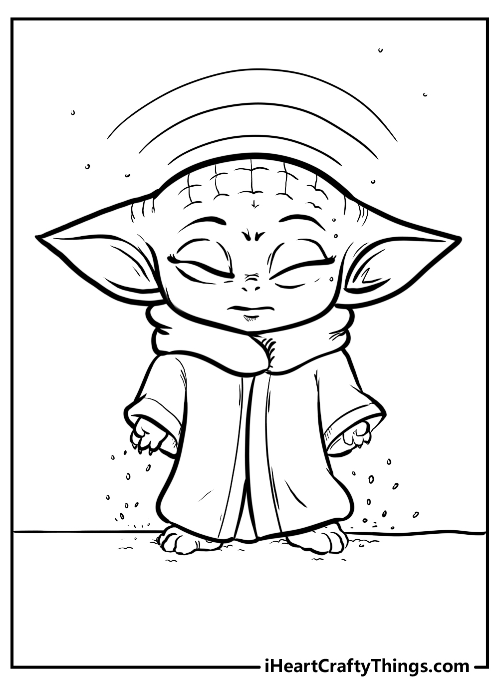 Printable baby yoda coloring pages updated