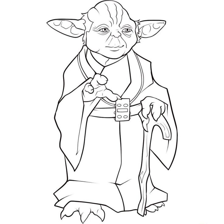 Yoda coloring pages