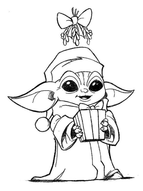 Baby yoda coloring pages