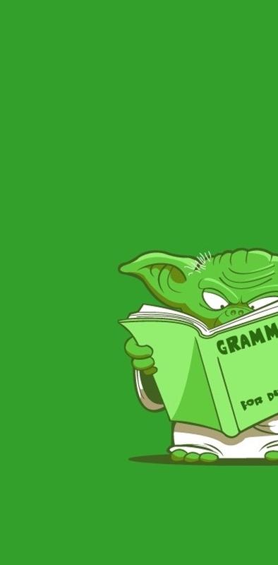 Grammar yoda wallpaper by krowely