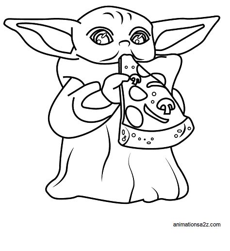 Baby yoda coloring pages cartoon coloring pages cool coloring pages disney coloring pages