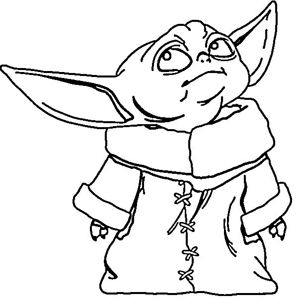 Learn to draw a baby yoda drawing in easy steps yoda drawing star wars stencil drawings