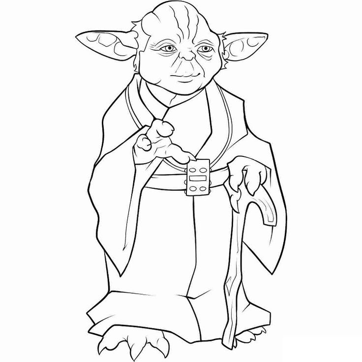 Star wars coloring pages printable yoda star wars coloring book star wars drawings yoda drawing